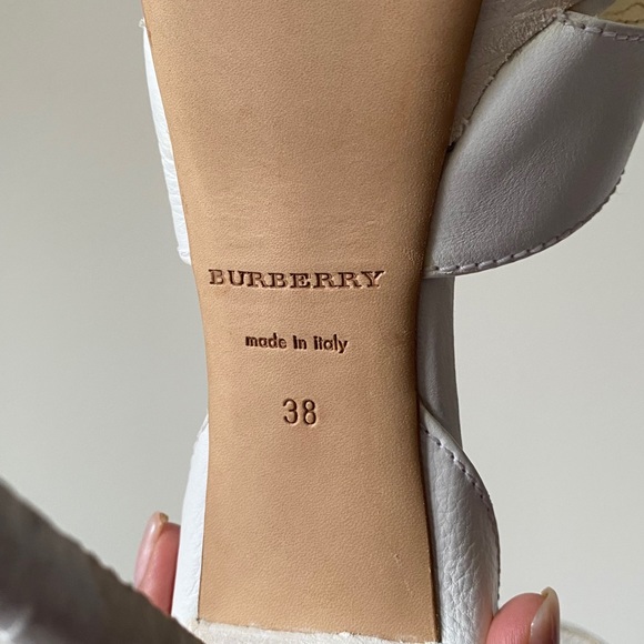 Burberry Vintage Leather Platform Heels - Picture 10 of 11